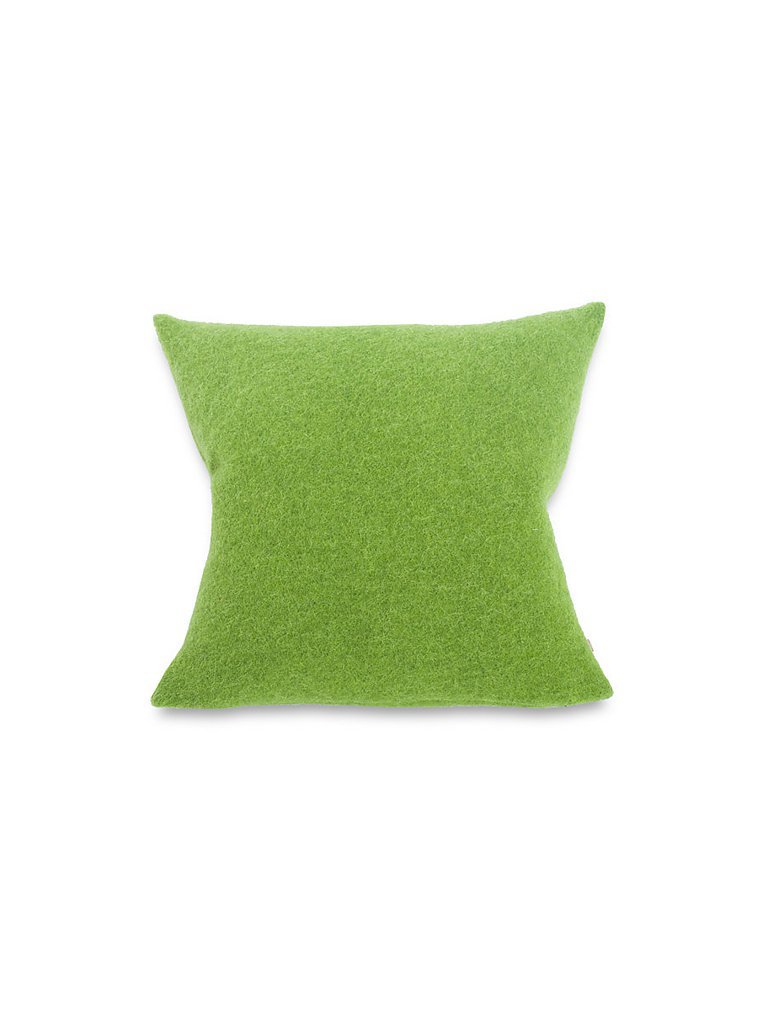 Cojín de lana Alina 40x40cm manzana (relleno) verde