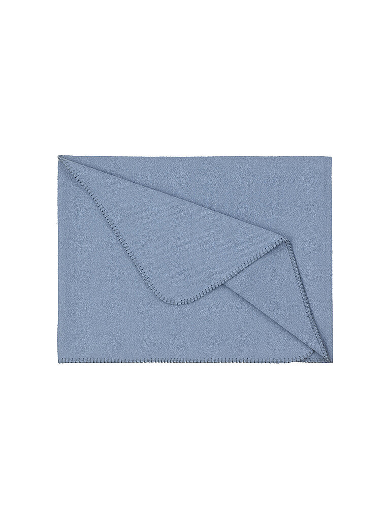 Manta de lana SOPHIA 145x190cm Caribe azul claro