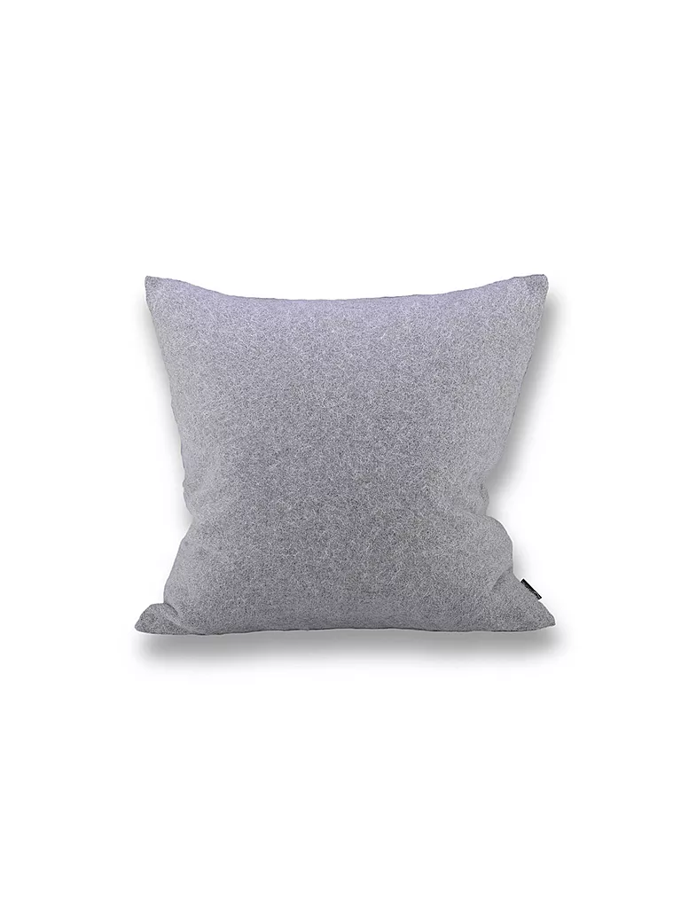 STEINER 1888 | Cojín de lana "Alina" 40x40cm mármol (relleno) | Gris
