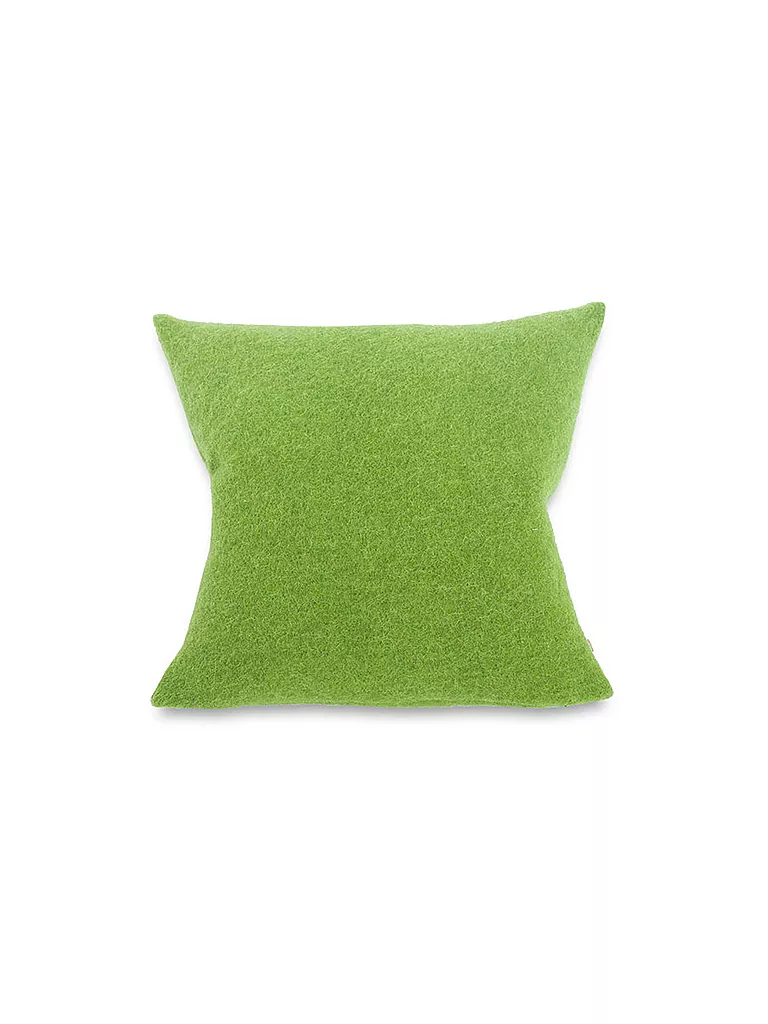 STEINER 1888 | Cojín de lana "Alina" 40x40cm manzana (relleno) | Verde
