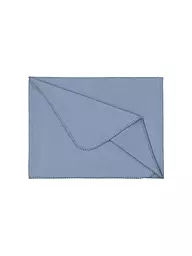 STEINER 1888 | Manta de lana - Plaid Sophia 145x190cm Frambuesa | Azul claro