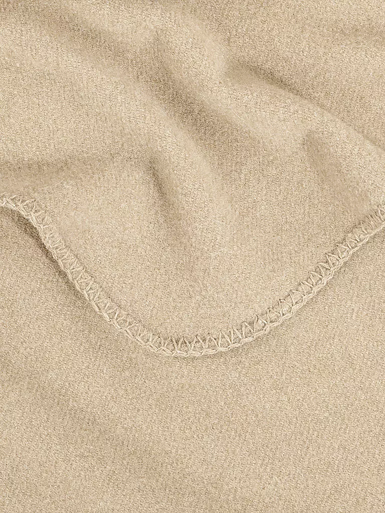 STEINER 1888 | Wolldecke - Plaid Sophia 145x190cm Latte | Camel
