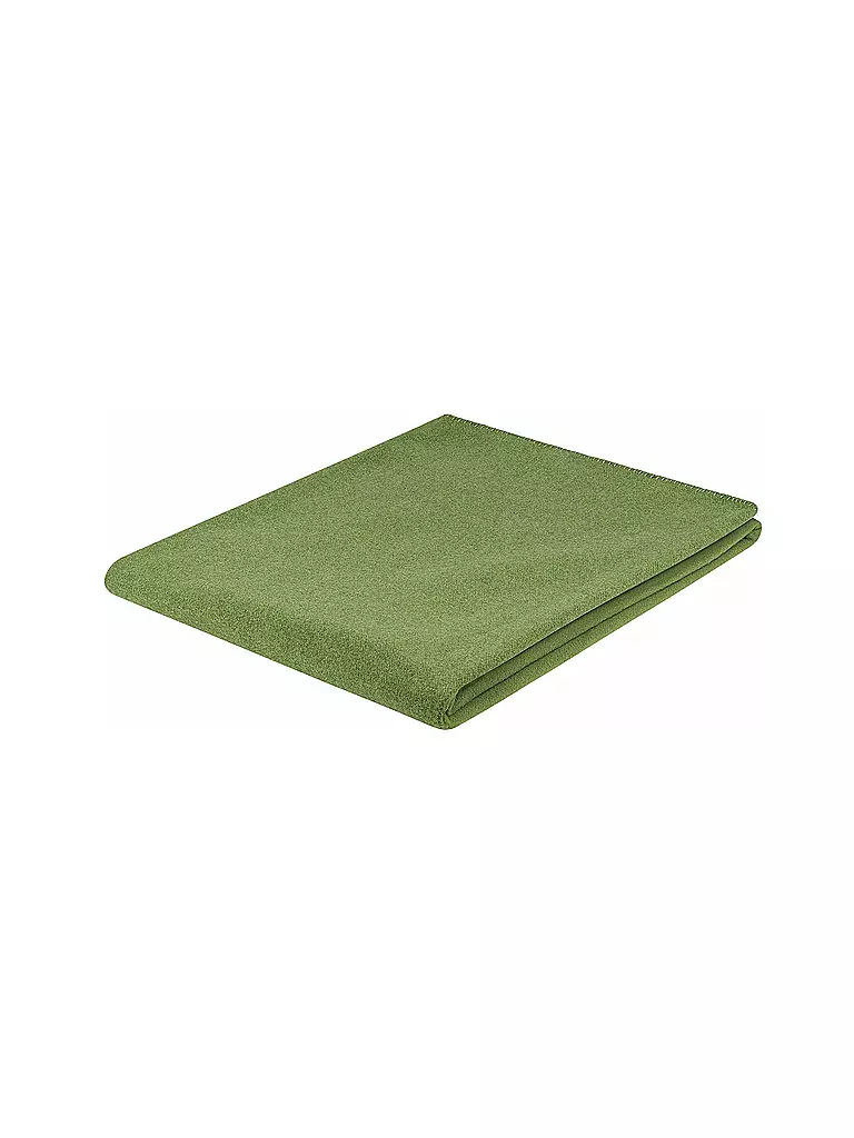 STEINER 1888 | Wolldecke Sophia 145x190cm Lind | Verde