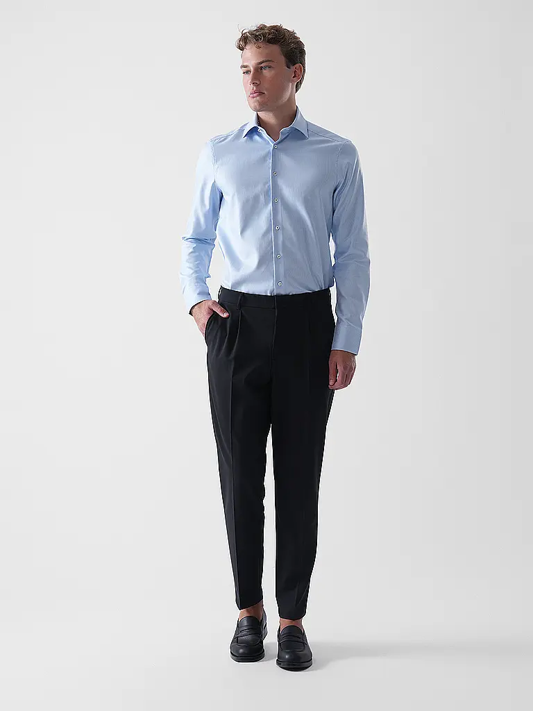 STENSTRÖMS | Camisa de vestir Slim Fit | Azul claro
