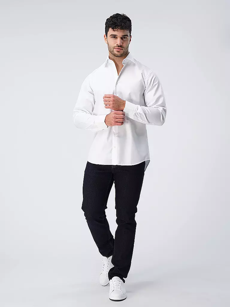 STENSTRÖMS | Camisa Fitted Fit | Blanco