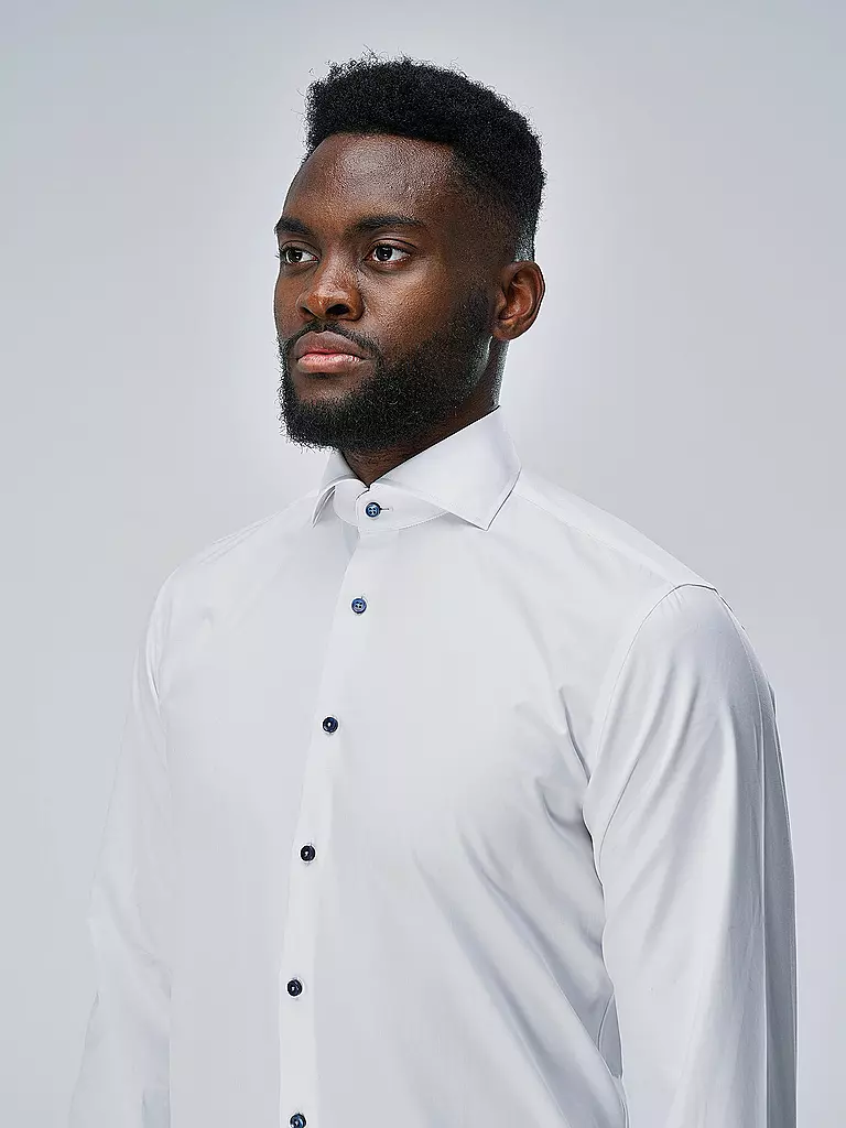 STENSTRÖMS | Camisa Fitted Fit | Blanco