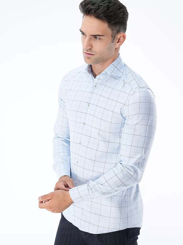 STENSTRÖMS | Camisa Slim Fit | Azul claro