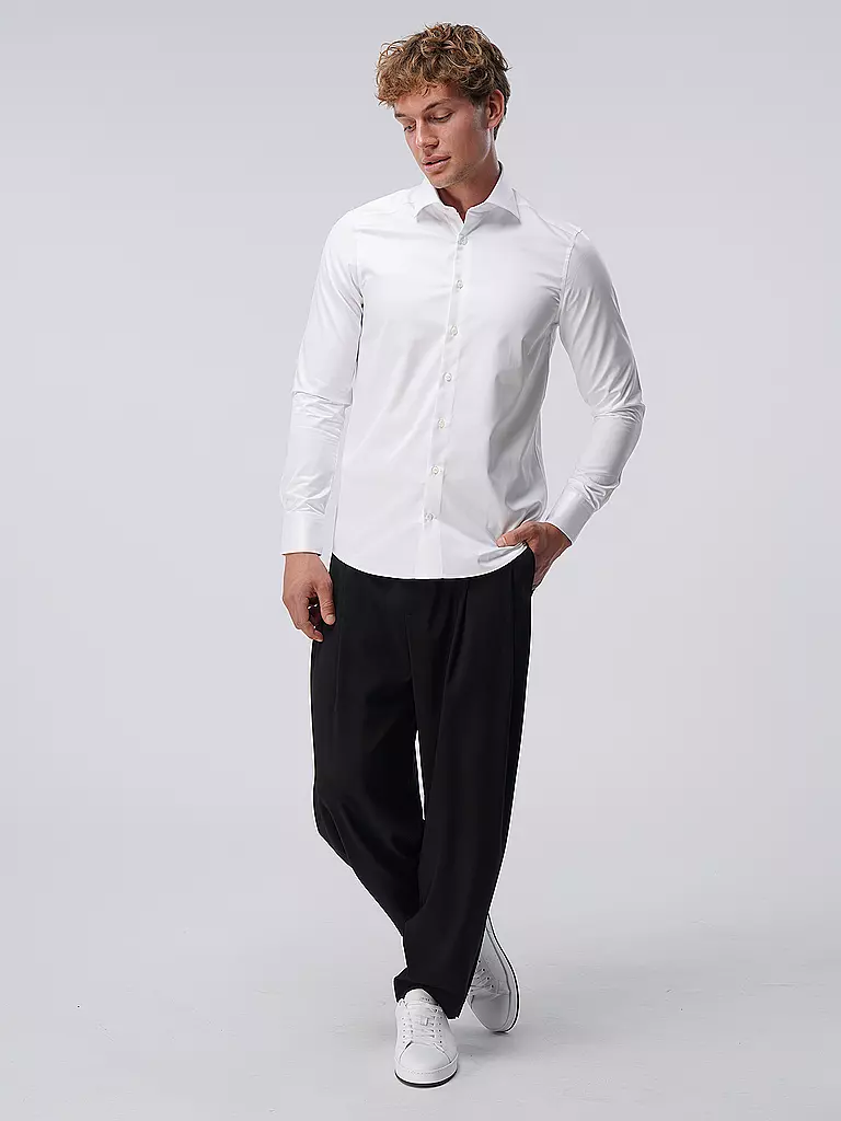 STENSTRÖMS | Camisa Slim Fit | Blanco
