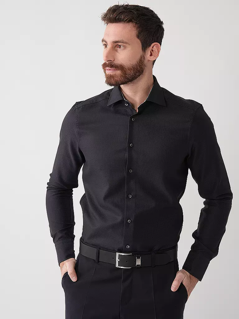 STENSTRÖMS | Hemd Slim Fit  | Negro