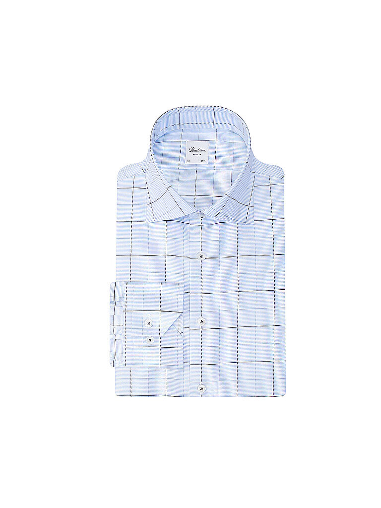Camisa Slim Fit azul claro 42