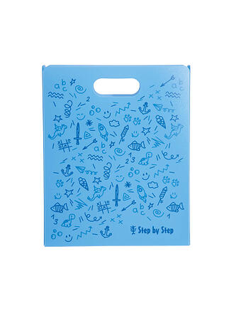 STEP BY STEP | Caja archivadora con asa azul