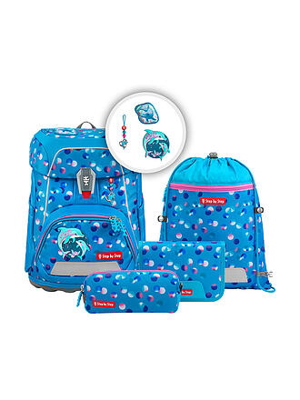 STEP BY STEP | Set de mochila escolar FIT Dolphin Finja