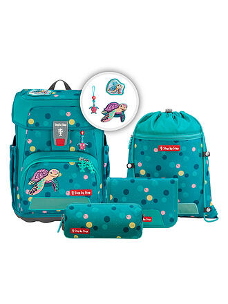 STEP BY STEP | Set de Mochila Escolar 5 piezas CLOUD Turtle Josie