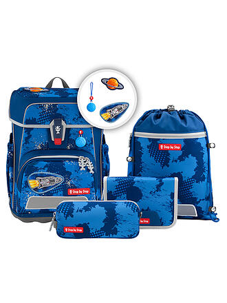 STEP BY STEP | Set de mochila escolar de 5 piezas CLOUD REFLECT Rocket No