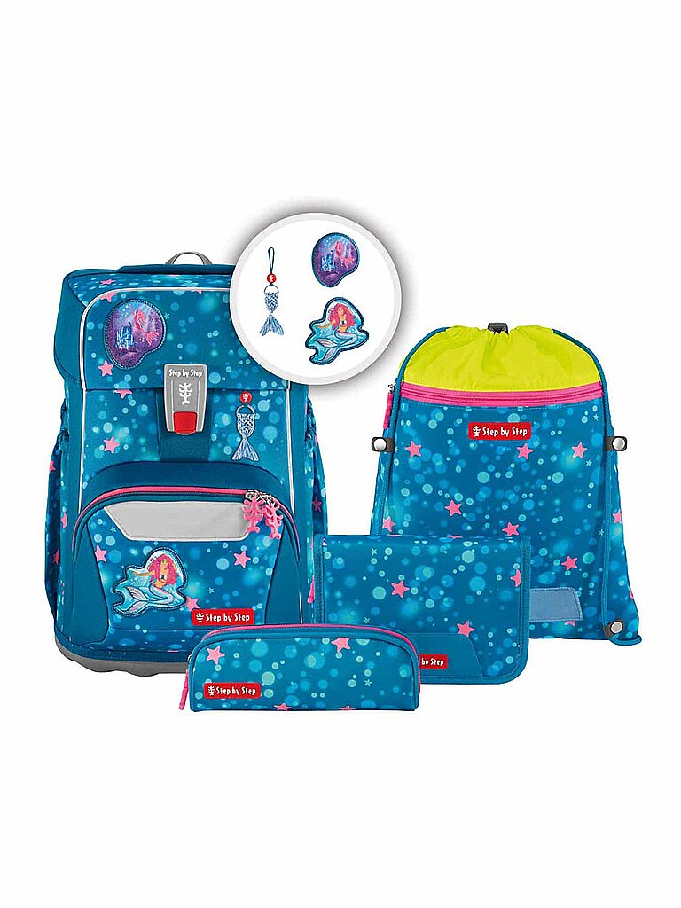 Step by Step Set de mochila escolar de 5 piezas GIANT Mermaid Lola