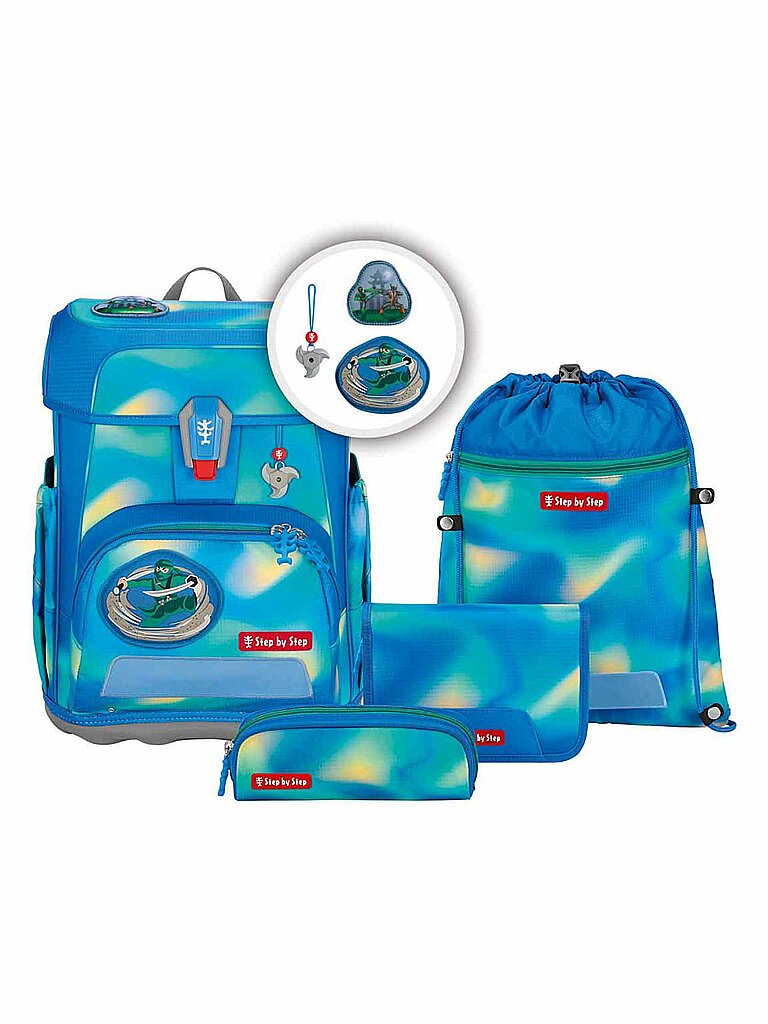 Step by Step Set de mochila escolar de 5 piezas CLOUD FLASH Ninja Zazu