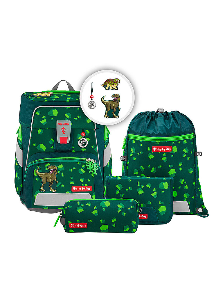 Step by Step Set de mochila escolar de 5 piezas SPACE Dino Targo