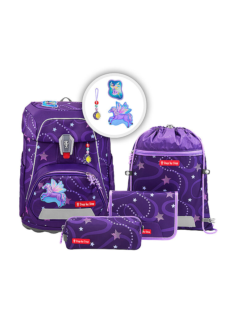 Step by Step Set de mochila escolar FIT 5 piezas Pegasus Emily