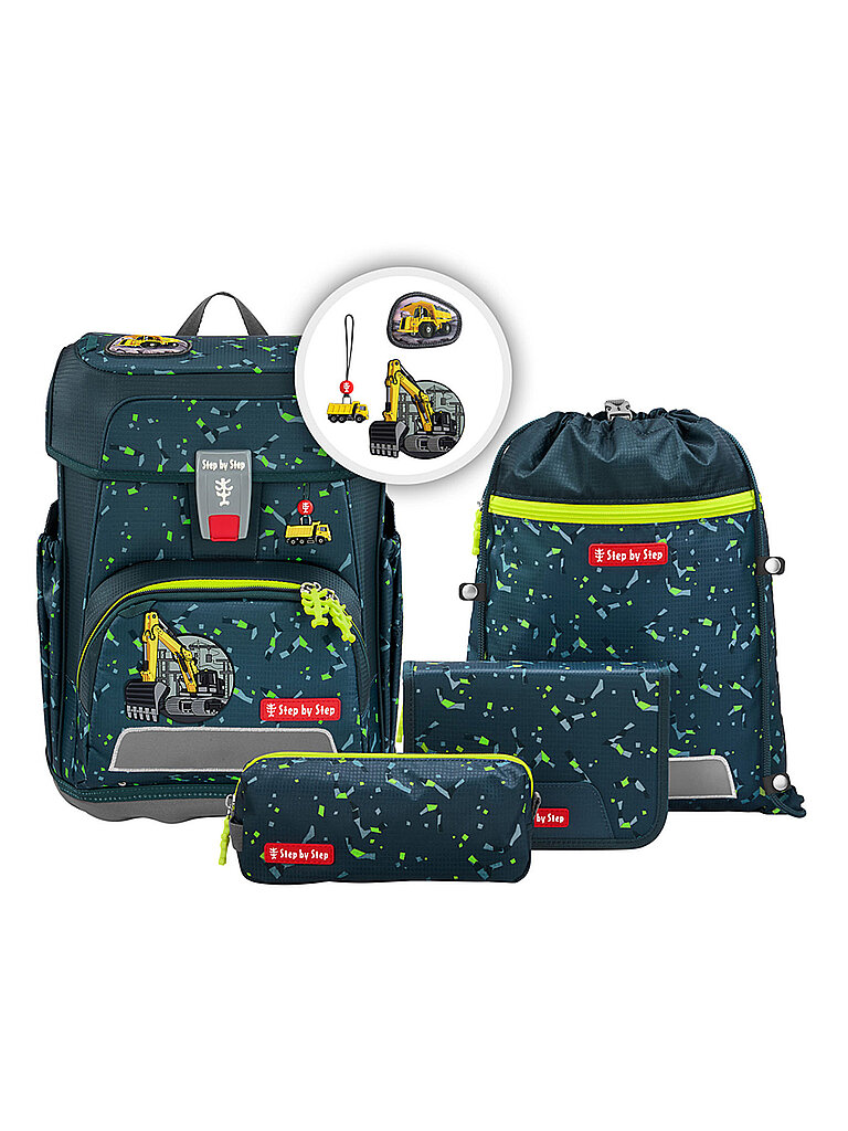 Step by Step Set de mochila escolar de 5 piezas CLOUD Bagger Rocco