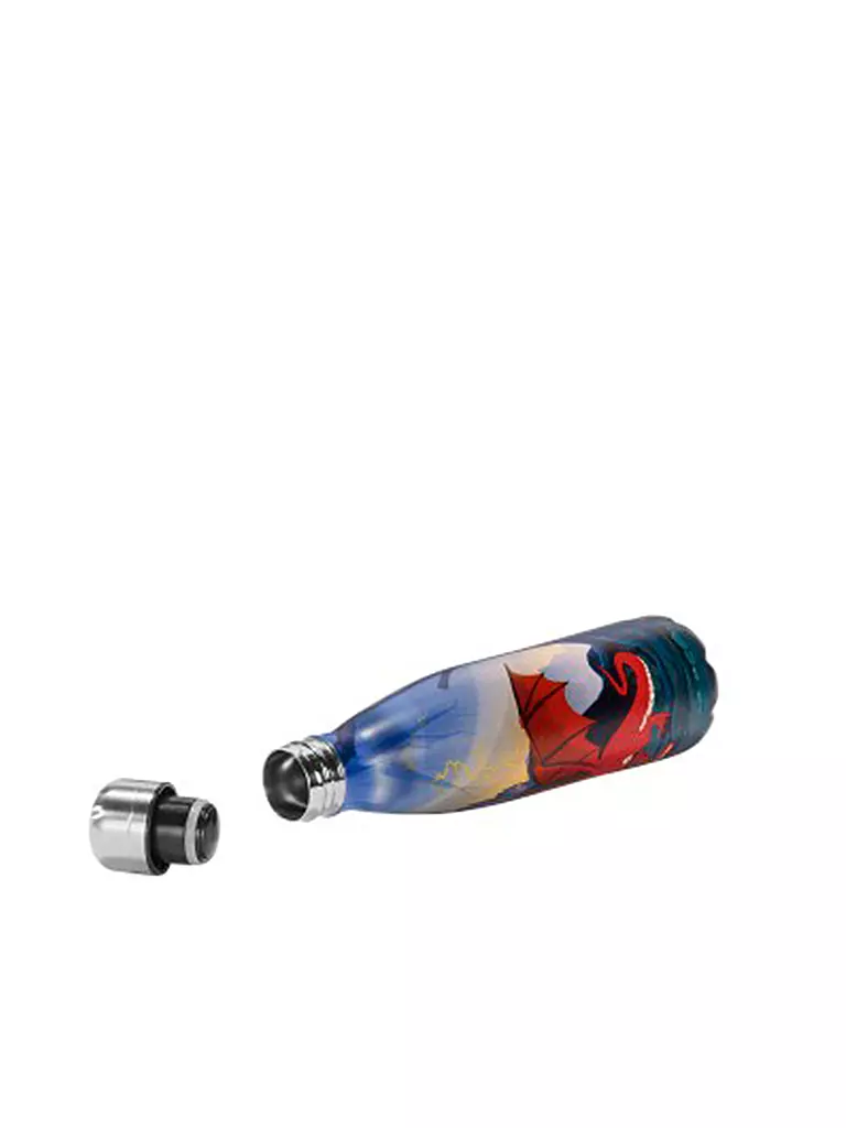 STEP BY STEP | Botella de agua de acero inoxidable 0,5L Dragon Draco | Multicolor