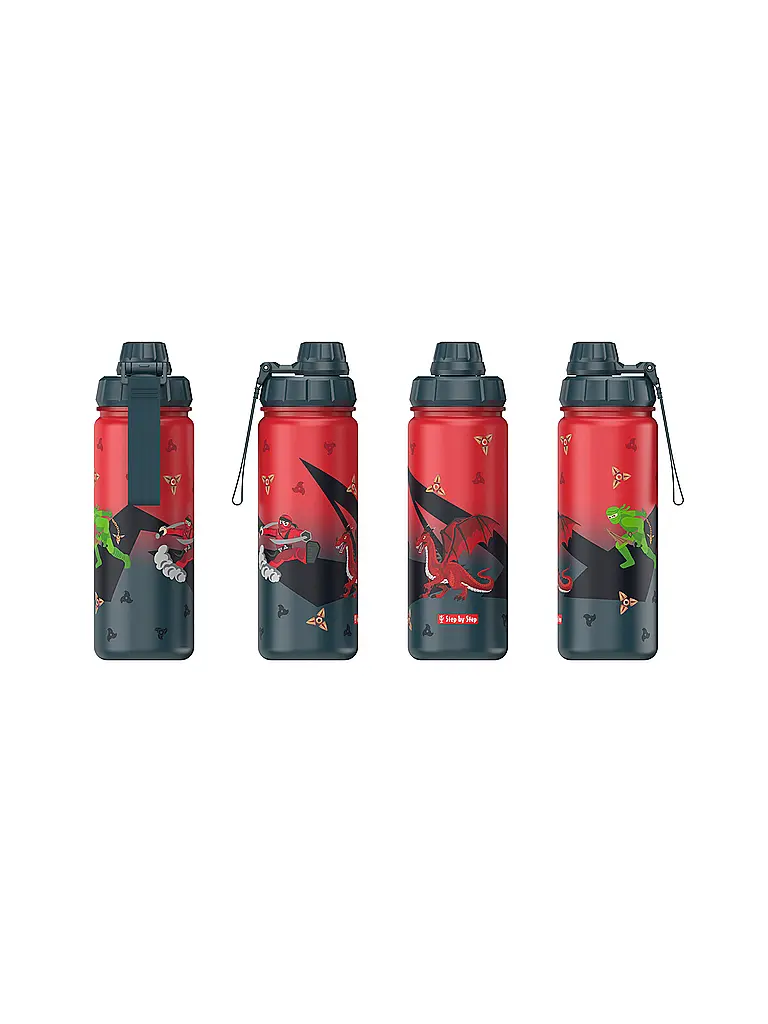 STEP BY STEP | Botella de agua Warrio de acero inoxidable aislada | 