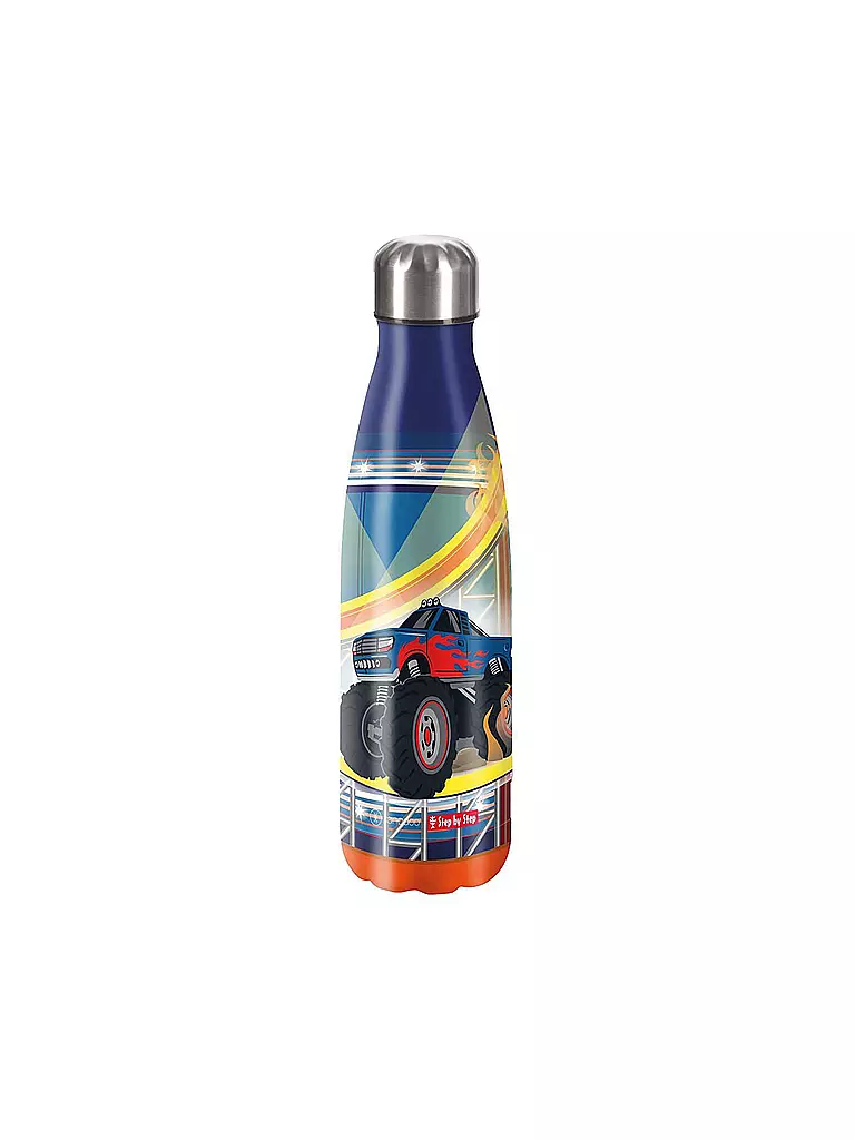 STEP BY STEP | Edelstahl Trinkflasche - Monster TR Rocky 0,5L | Multicolor