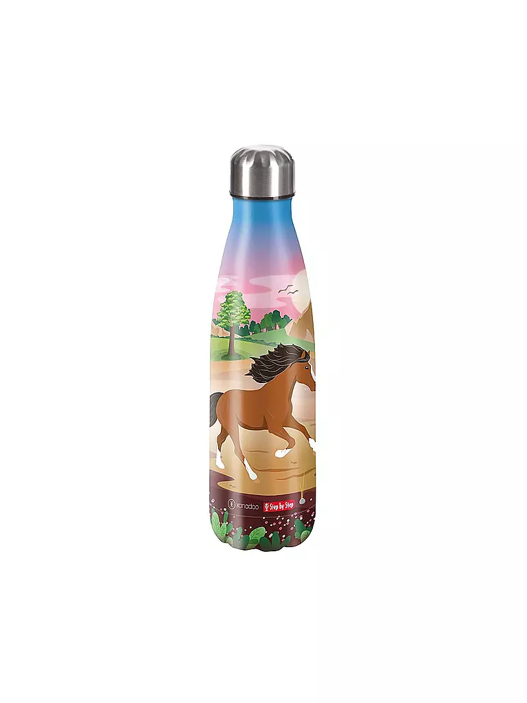 STEP BY STEP | Edelstahl Trinkflasche - Wild Horse Ronja 0,5L | Multicolor