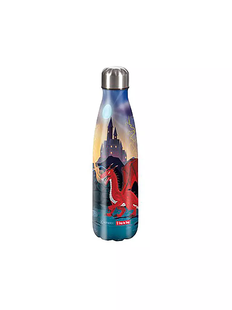 STEP BY STEP | Edelstahl Trinkflasche 0,5L Dragon Draco | Multicolor