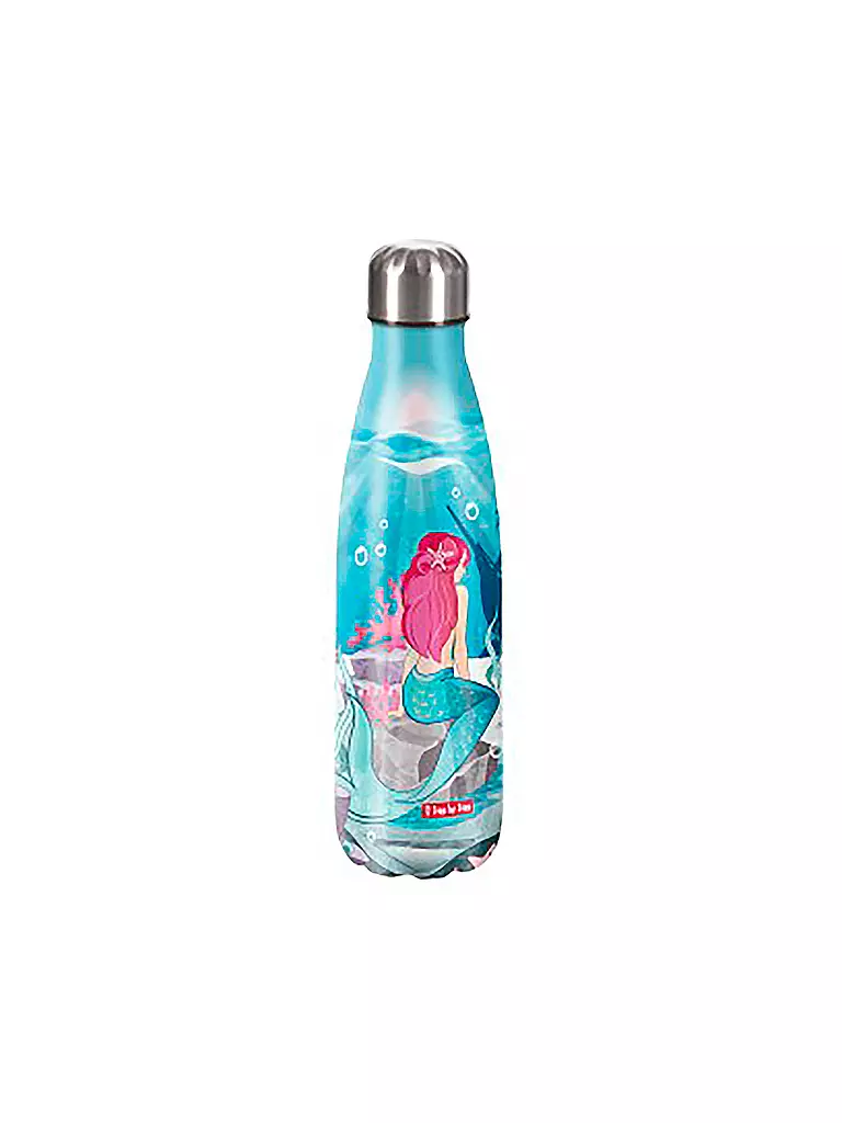 STEP BY STEP | Edelstahl Trinkflasche 0,5L Mermaid Bella | Multicolor