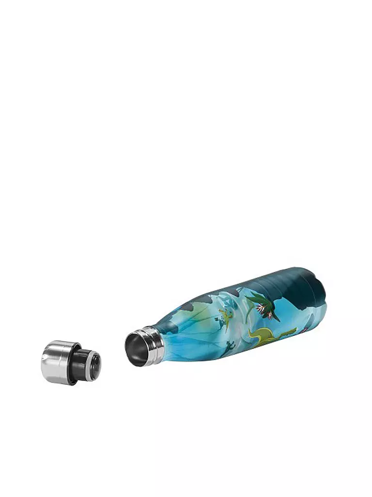 STEP BY STEP | Edelstahl Trinkflasche 0,5L T-Rex Taro | Multicolor