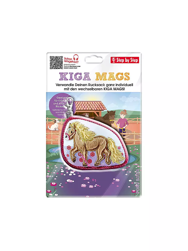 STEP BY STEP | KIGA Mags Pony Lotta | Rosa