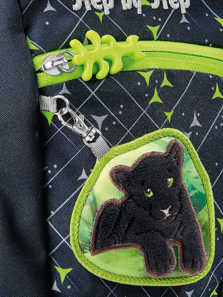 STEP BY STEP | Kinder Rucksack - Kiga Mini Little Wild Cat Chiko  | Gris