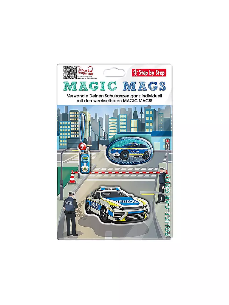 STEP BY STEP | Magic Mags - Police Car Cody | Multicolor