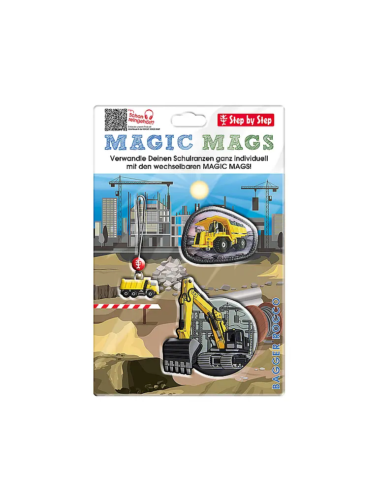 STEP BY STEP | Magic Mags Excavadora Rocco | Gris