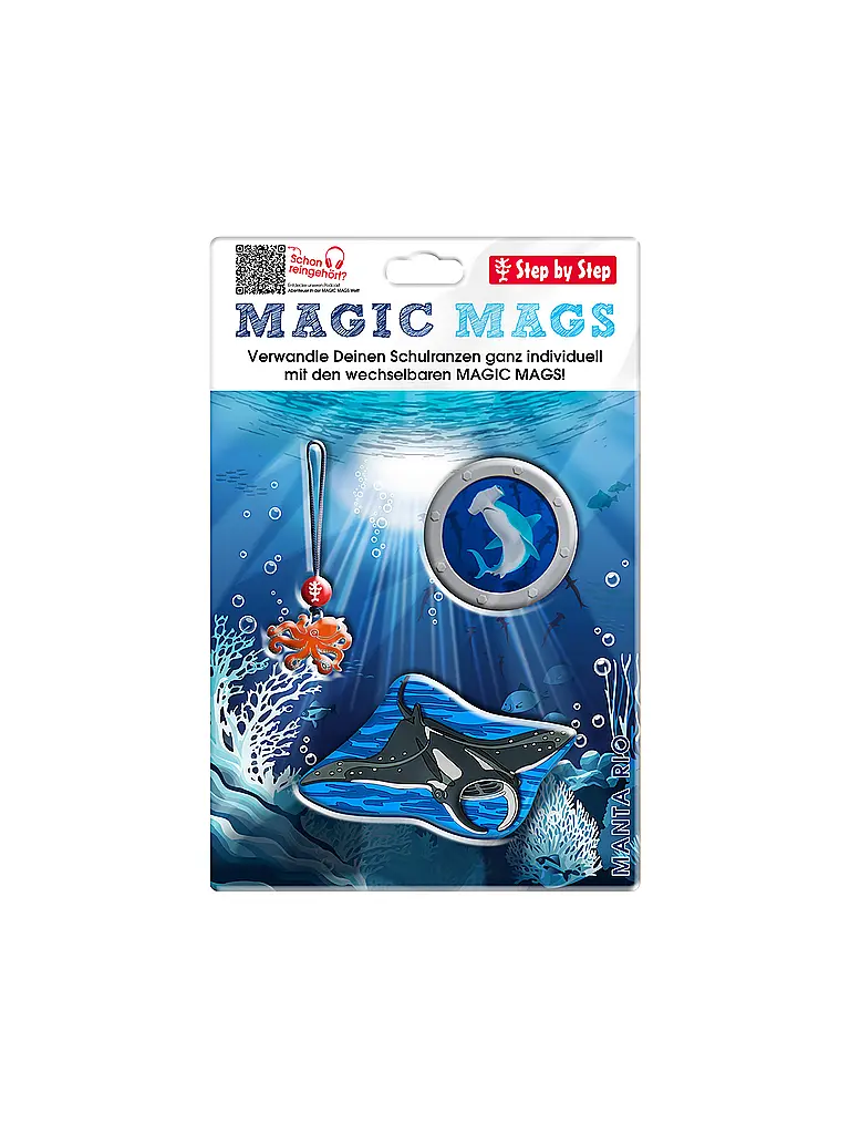 STEP BY STEP | Magic Mags Manta Rio | Azul oscuro