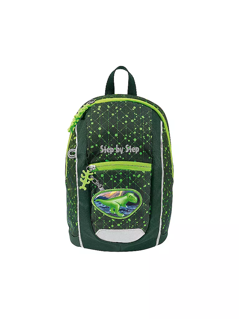 STEP BY STEP | Mochila infantil - Kiga Mini Dino Nilo | Verde