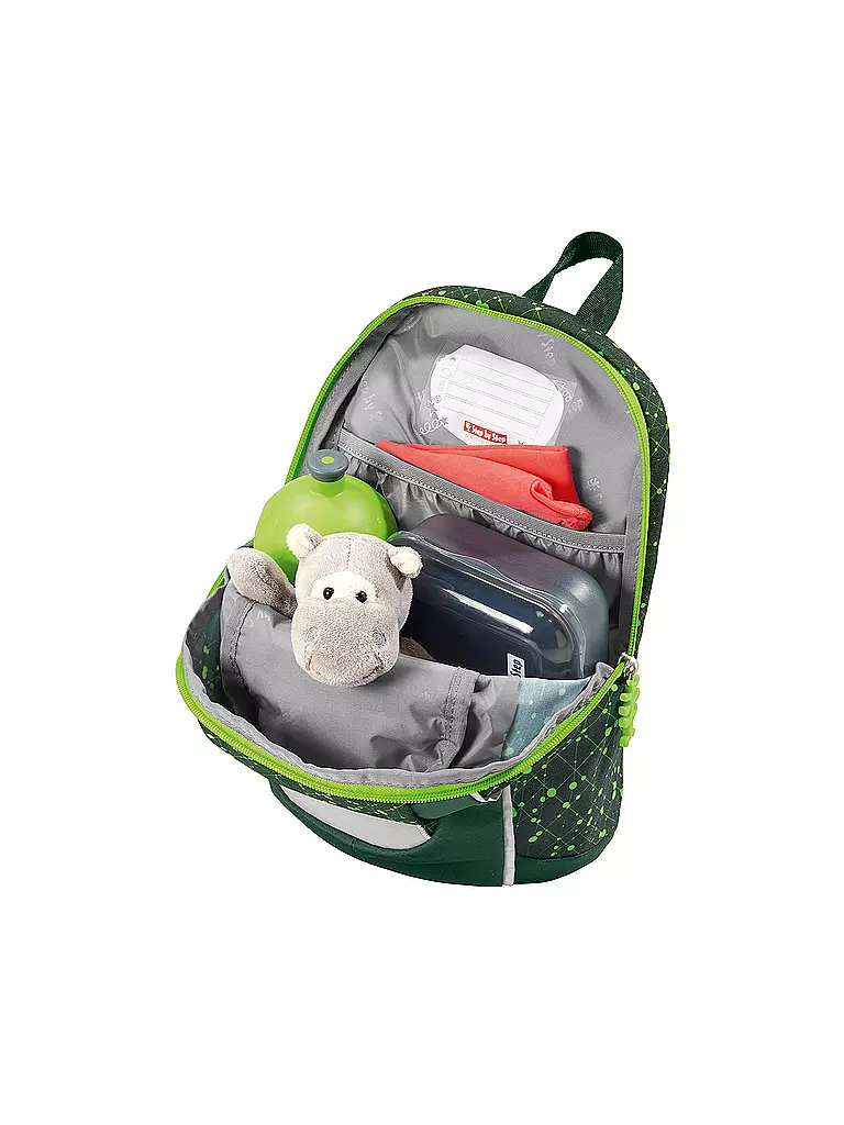 STEP BY STEP | Mochila infantil - Kiga Mini Dino Nilo | Verde