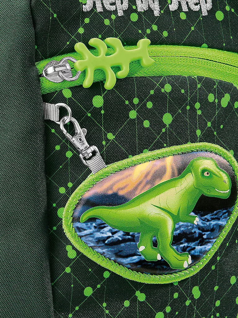 STEP BY STEP | Mochila infantil - Kiga Mini Dino Nilo | Verde