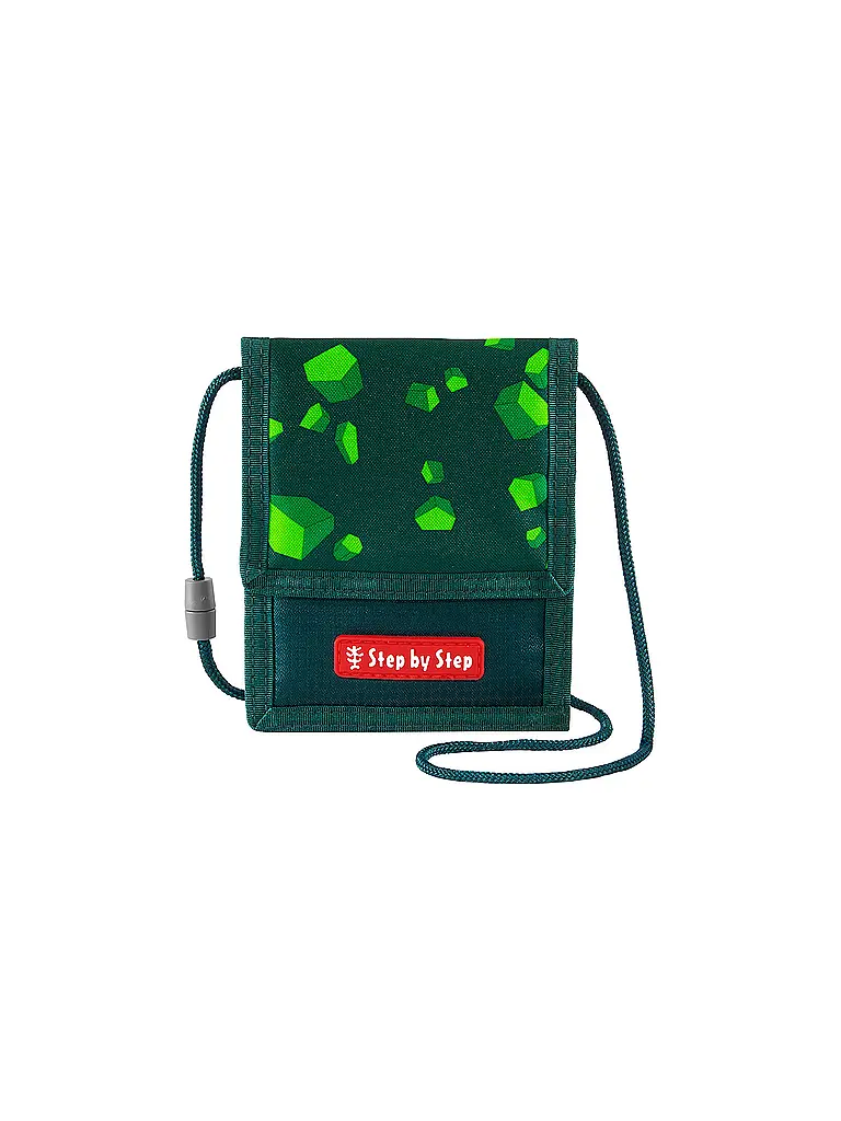 STEP BY STEP | Monedero de cuello Dino Targo | Verde oscuro