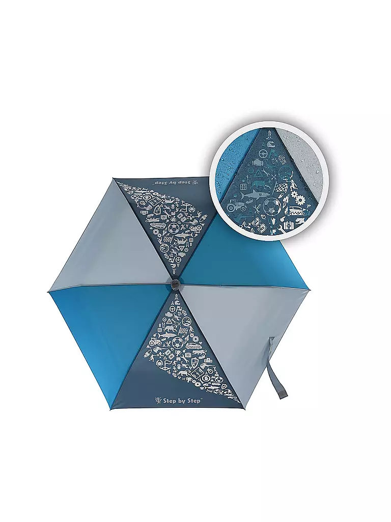 STEP BY STEP | Paraguas MAGIC RAIN EFFECT BLUE | Azul