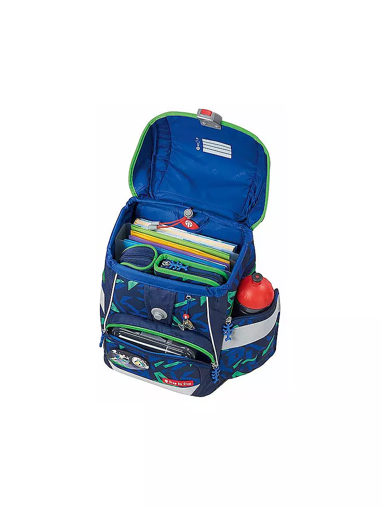 STEP BY STEP | Schulranzen Set 2in1 Plus Soccer Ben  | Azul oscuro