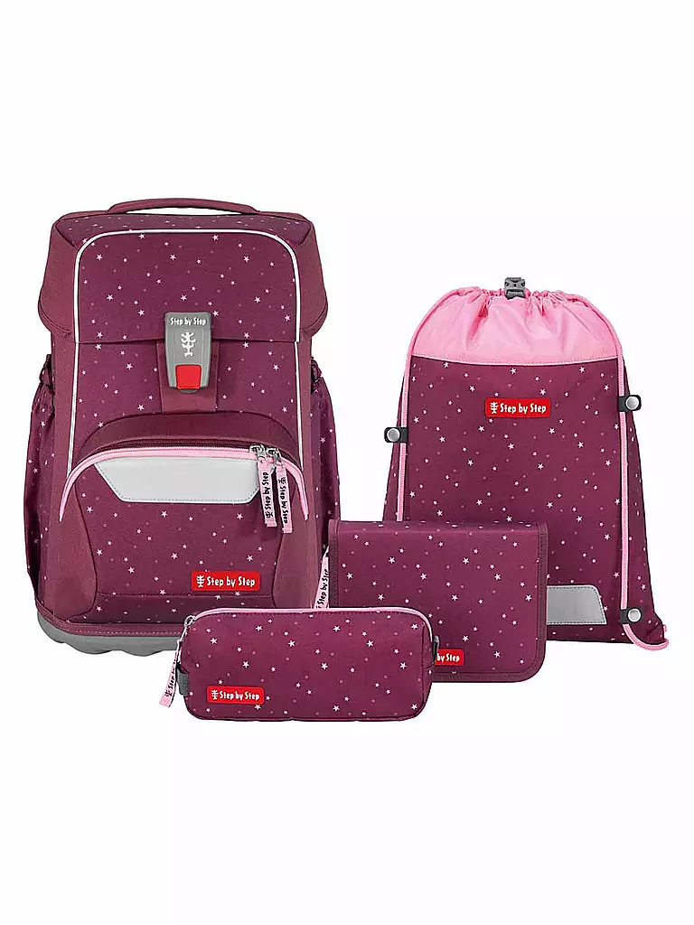 STEP BY STEP | Schultaschen Set 4tlg BASIS Berry Stars   | Baya