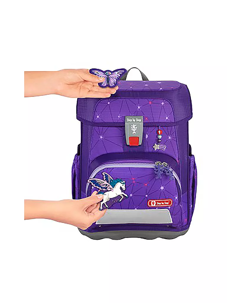 STEP BY STEP | Schultaschen Set 5tlg CLOUD Dreamy Pegasus | Lila