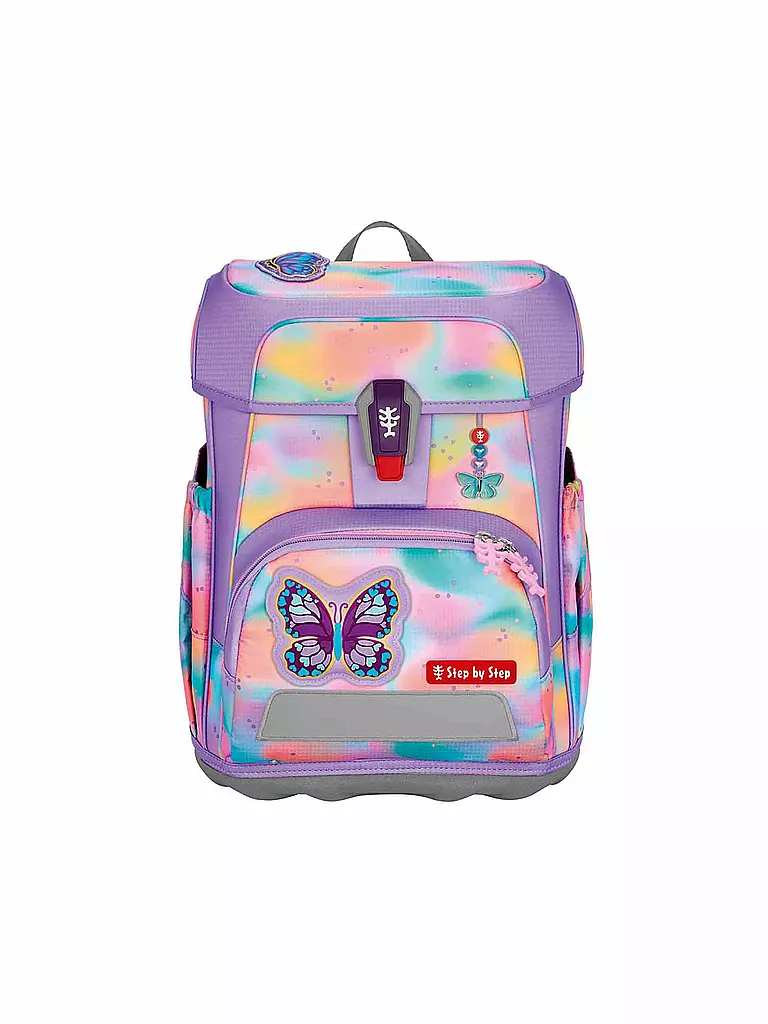 STEP BY STEP | Schultaschen Set 5tlg CLOUD FLASH Butterfly Luna  | Lila
