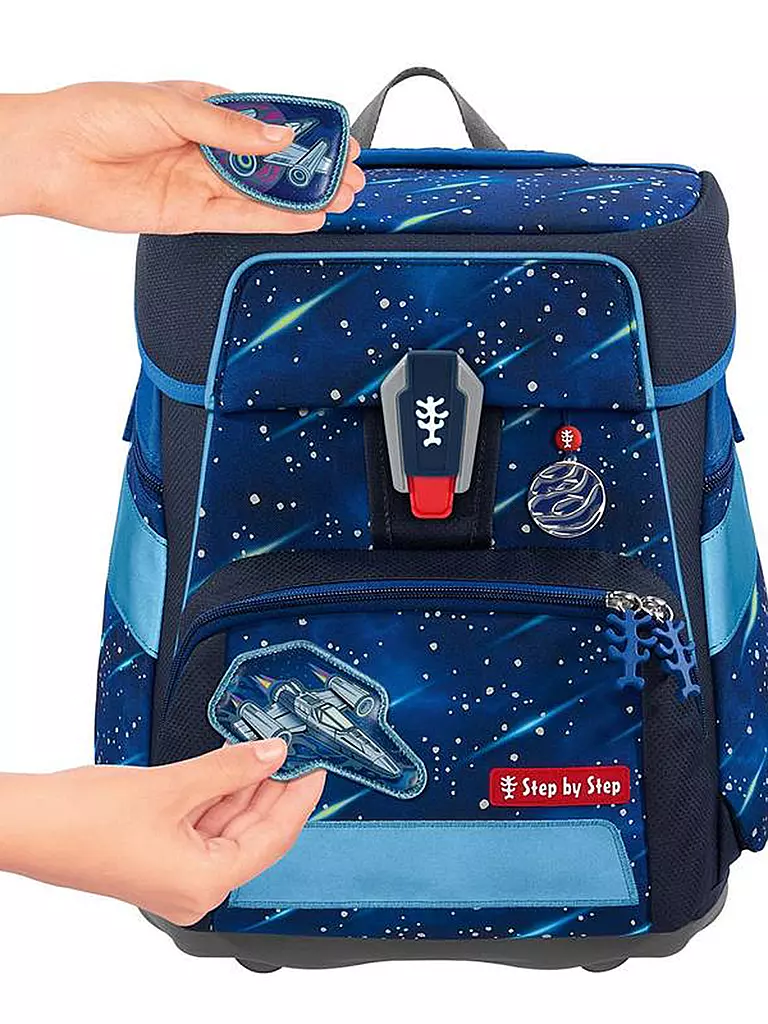 STEP BY STEP | Schultaschen Set 5tlg Star Shuttle Elio | Azul oscuro