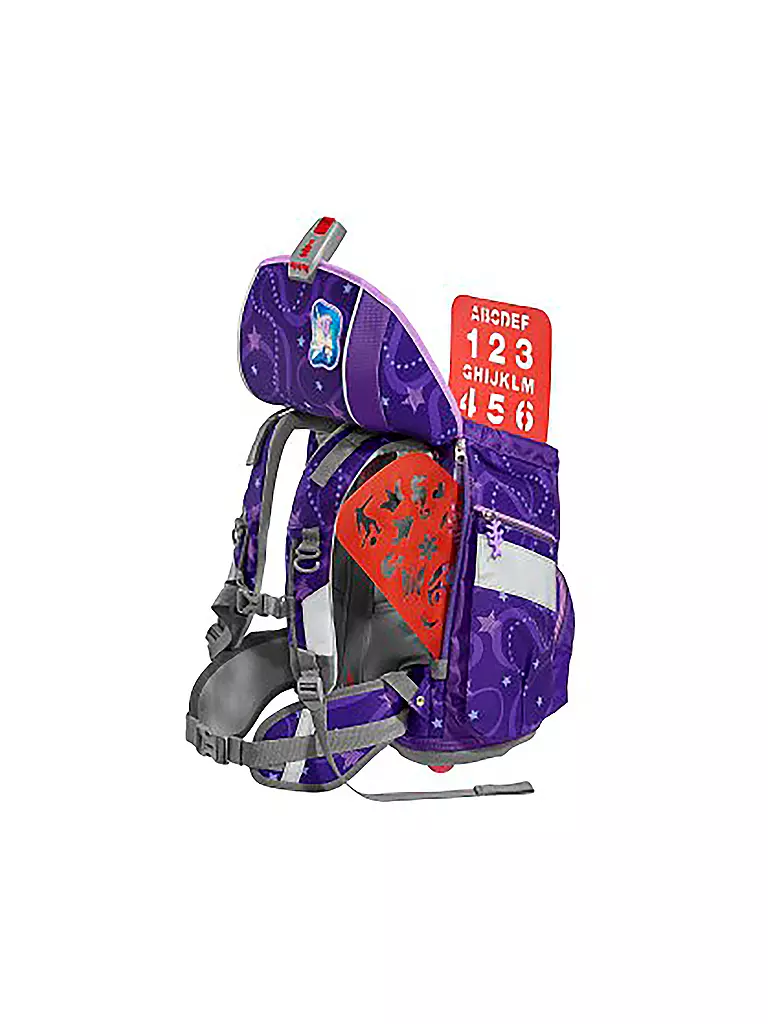 STEP BY STEP | Schultaschen Set 6tlg 2in1 Plus Pegasus Emily | Lila