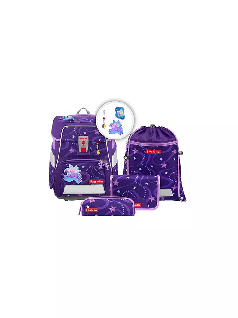 STEP BY STEP | Schultaschen Set Space 5tlg  | Lila