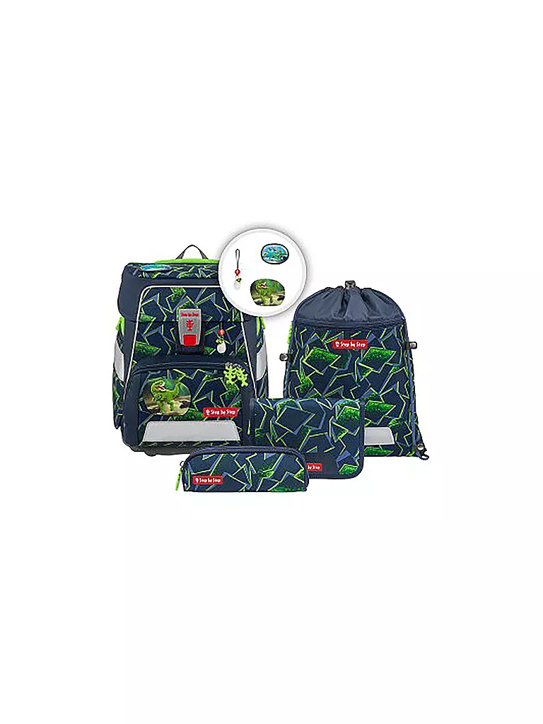 STEP BY STEP | Schultaschen Set Space 5tlg  | Negro