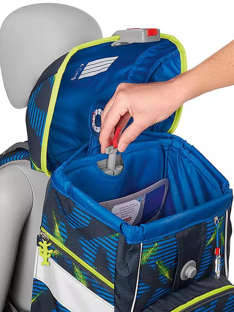 STEP BY STEP | Set de mochila escolar 2en1 Plus Police Car Cody | Azul oscuro