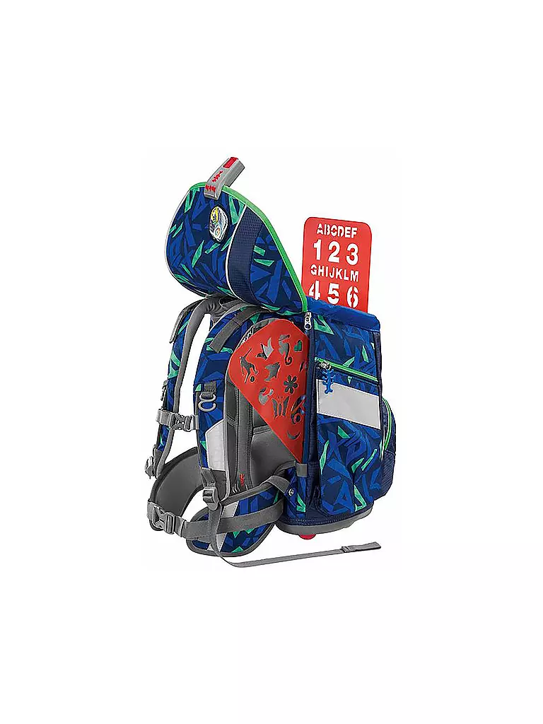 STEP BY STEP | Set de mochila escolar 2en1 Plus Soccer Ben | Azul oscuro